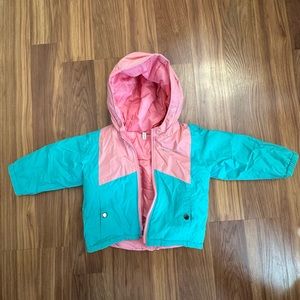 Columbia winter jacket and matching snow bib